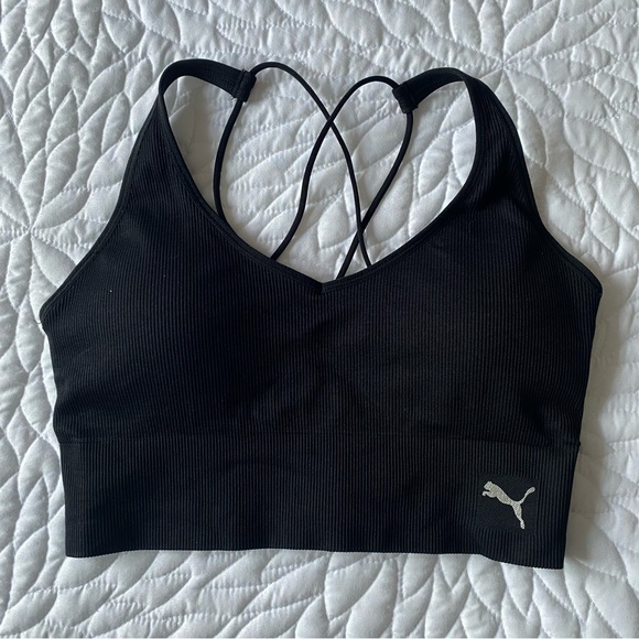 Puma Other - Puma Black Sports Bra with Strappy Back